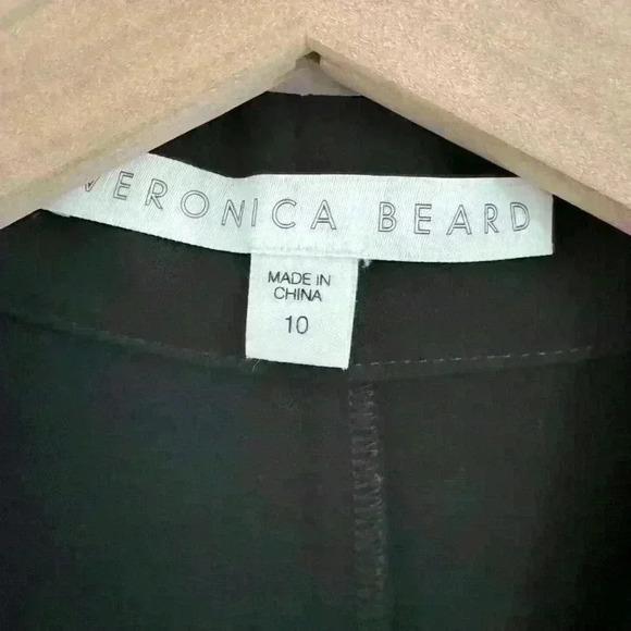 Veronica Beard Dixon Drape Top Size 10 - Picture 3 of 6